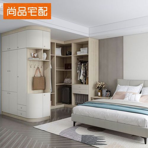 尚品宅配衣柜推拉门卧室现代衣帽间家用柜子整体家装定制全屋定制