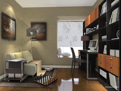 打造德系自然书房 尚品宅配C3673德国森林家具效果图解析